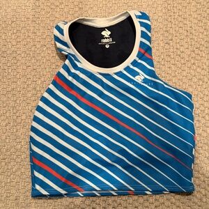 Rabbit racing crop with built in sports bra